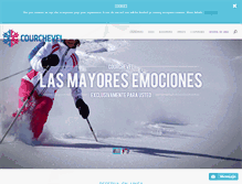 Tablet Screenshot of es.courchevel.com